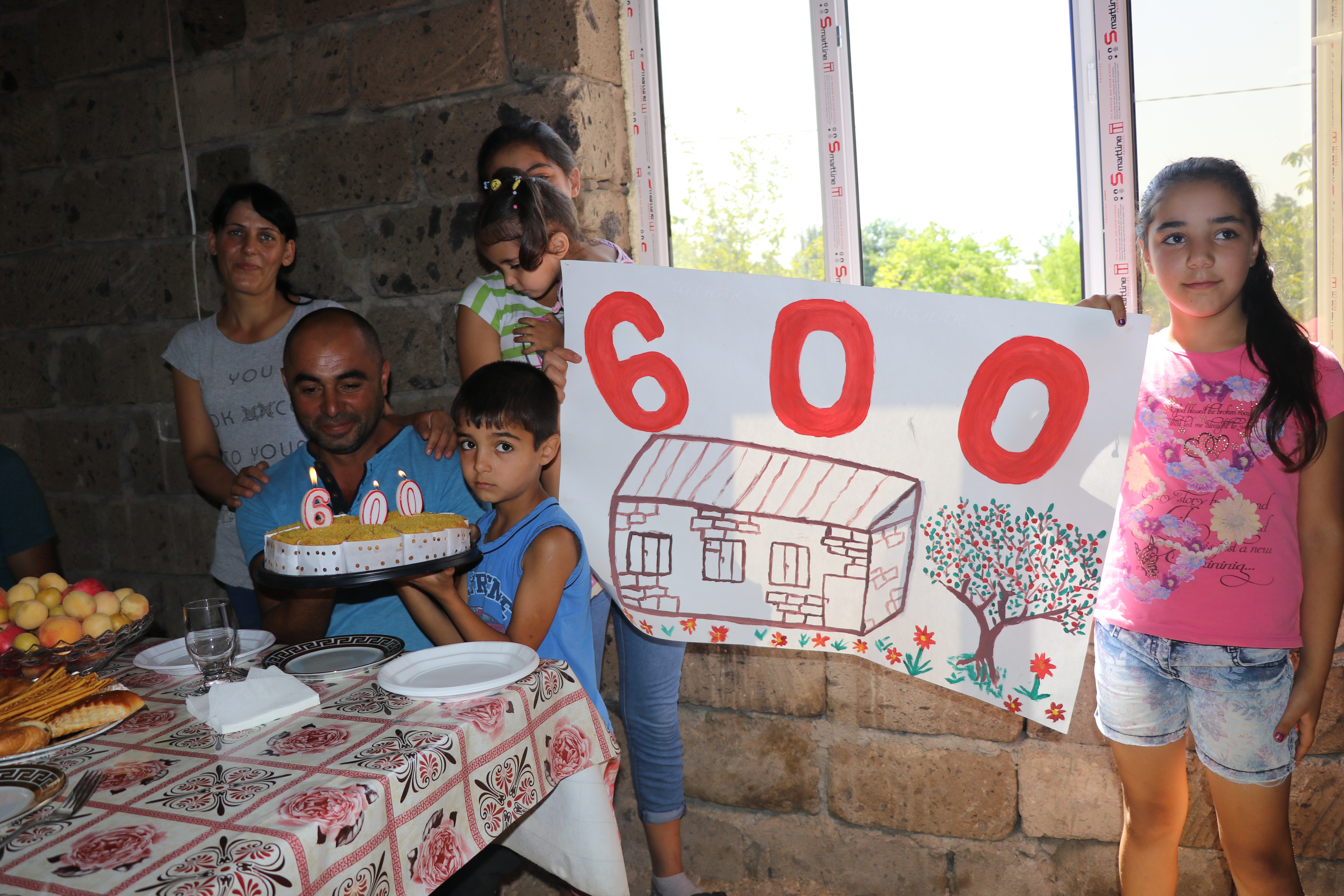600th Home Building Milestone with Christian Youth Mission to Armenia (CYMA)