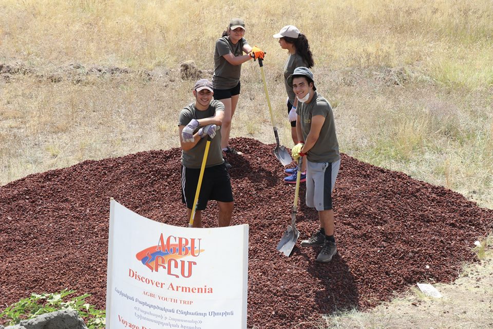 10th Year of Partnership. AGBU Discover Armenia Helping Build a Home  with Fuller Center for Housing Armenia