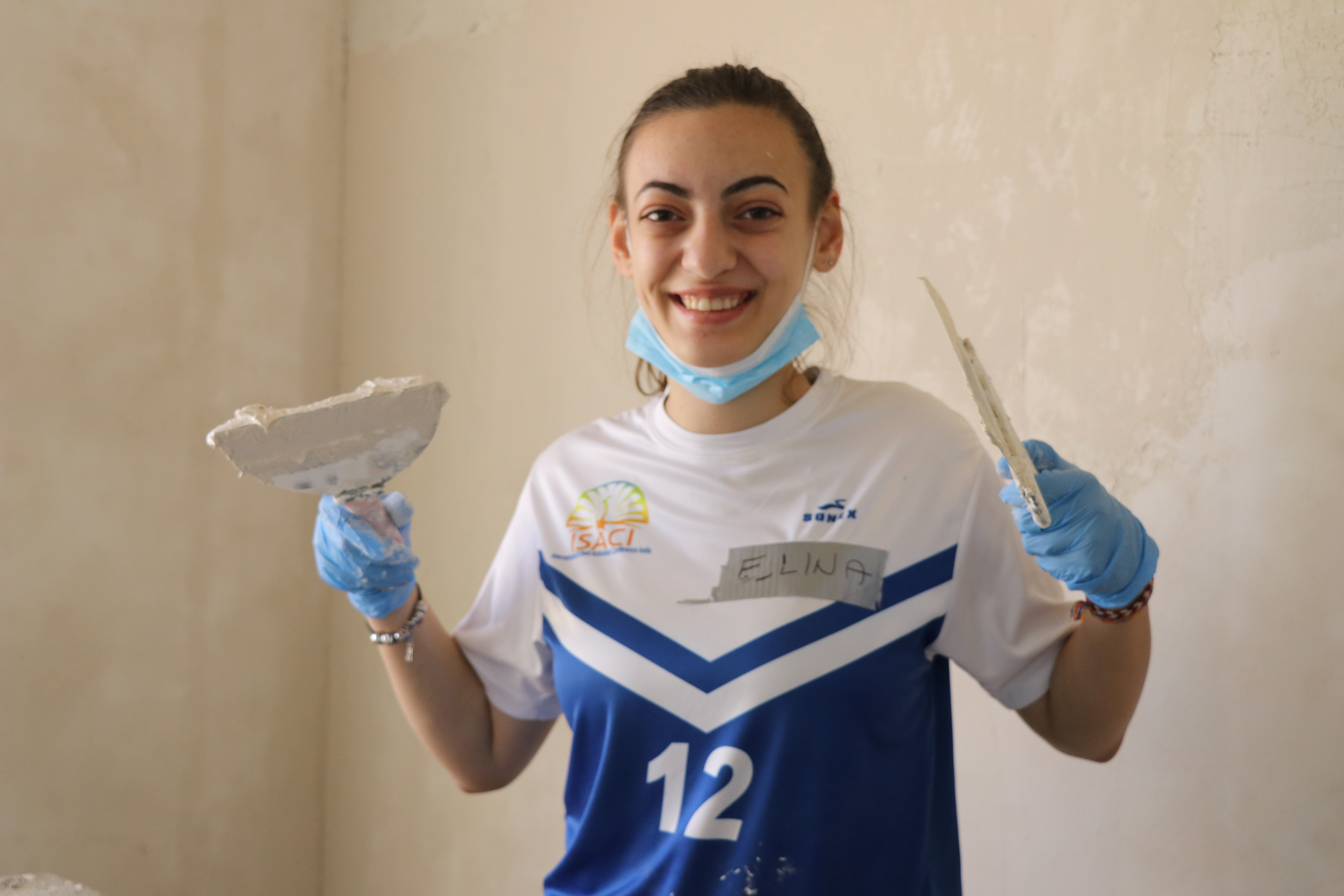 UWC Dilijan College Students Helping Build a Home  for a Family in Need with Fuller Center for Housing Armenia